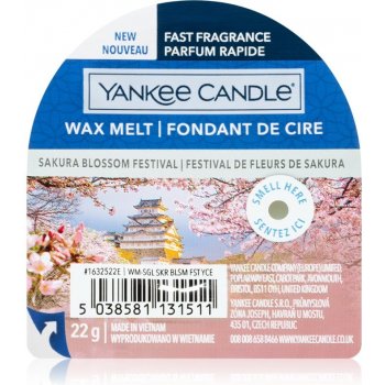 Yankee Candle Sakura Blossom Festival vonný vosk do aromalampy 22 g