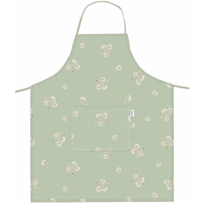 Darré Kuchyňská zástěra Sedmikrásky zelená – Zboží Dáma