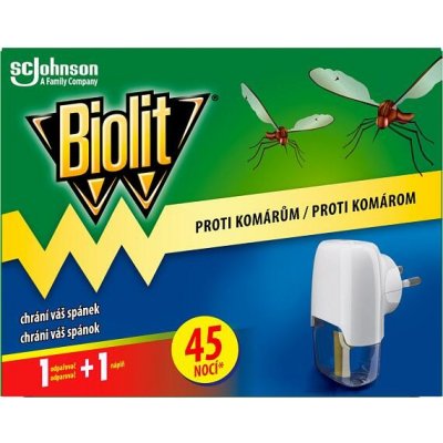 BIOLIT elektrický proti komárům 45 nocí 27 ml – Zbozi.Blesk.cz