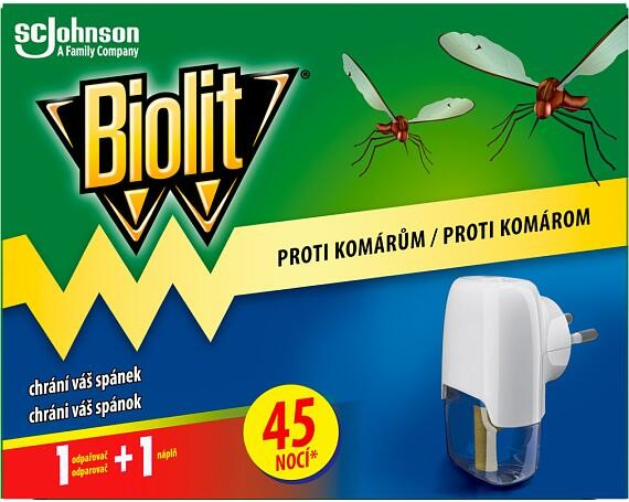 BIOLIT elektrický proti komárům 45 nocí 27 ml