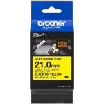 BROTHER Černá na žluté 2,1 cm x 1,5 m HSE651E – Zboží Mobilmania