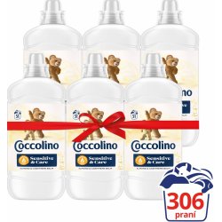 Coccolino aviváž Sensitive Cashmere & Almond 7,65 l 306 PD