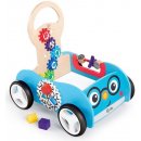 Baby Einstein Hape dřevěná aktivní vlečka Discovery Buggy