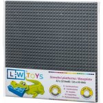L-W Toys Základová deska 32x32 tmavě šedá – Zboží Mobilmania