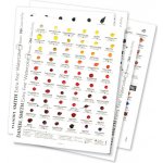 Daniel Smith Extra Fine Vzorník akvarelových barev Dot Card, 66 barev – Zboží Dáma