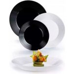 Luminarc JÍDELNÍ SERVIS HARENA ČERNÝ 36 ks – Sleviste.cz