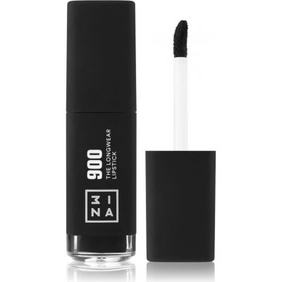 3INA The Longwear Lipstick dlouhotrvající tekutá rtěnka 900 Black 6 ml