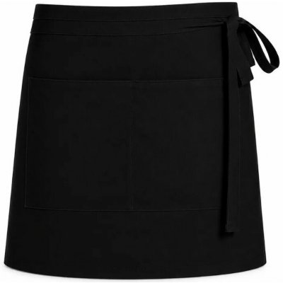CG Workwear Gastro zástěra Roma s kapsami odolná proti pomačkání černá vraní CGW1262 – Hledejceny.cz