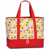 Taška  Fabrizio plážová taška s termo přihrádkou Fresh Vibes 50409-5200 červená s citróny