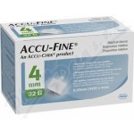 Accu-Fine jehly do inzulínového pera 32 G x 4 mm 100 ks – Hledejceny.cz