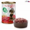Vitamíny pro zvířata JK Animals Beef & Carrot Premium Paté with Chunks superprémiová masová 400 g