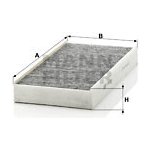 Filtr, vzduch v interiéru MANN-FILTER CUK 3240 – Hledejceny.cz