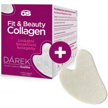 GS Fit&Beauty Collagen 100 kapslí + dárek GuaSha