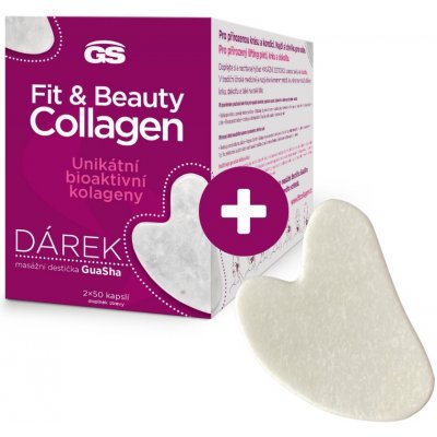 GS Fit&Beauty Collagen 100 kapslí + dárek GuaSha – Hledejceny.cz