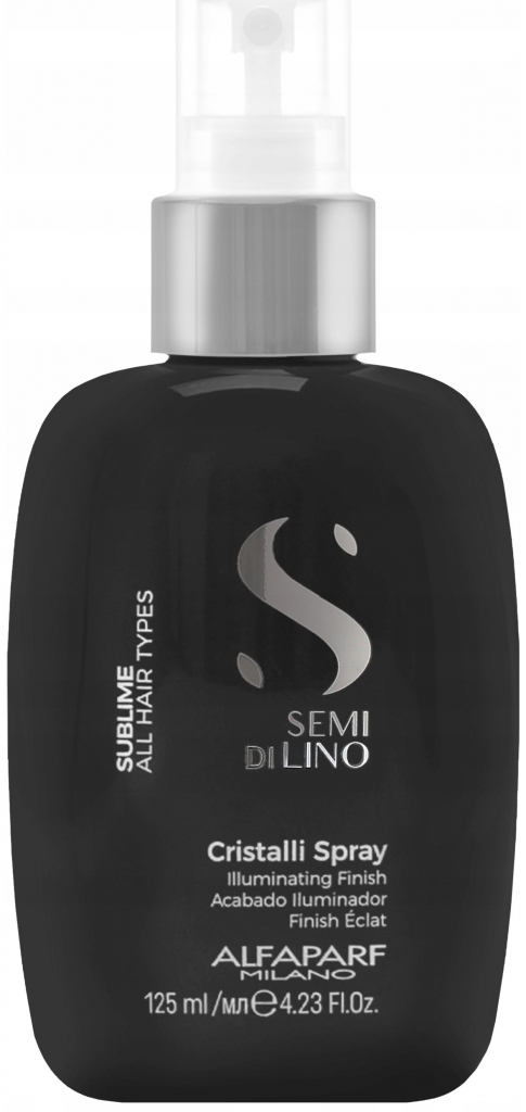 Alfaparf Milano Semí dí Líno Sublime Cristalli sprej na vlasy pro lesk 125 ml