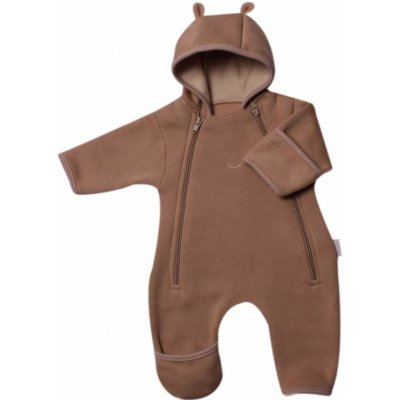 Kombinéza overal z počesané teplákoviny MKcool MK camel – Zboží Dáma