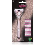 Wilkinson Sword Quattro for Women Rose Gold + 4 ks hlavic – Zboží Mobilmania