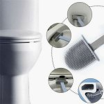 Ruhhy 19362 Silikonový kartáč na WC – Zboží Dáma