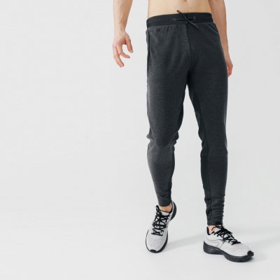 Kalenji pánské běžecké kalhoty Warm+ šedé