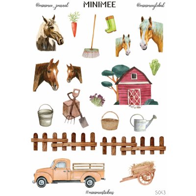 Samolepky MINIMEE - Farma – Zboží Živě
