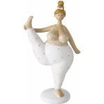 Boltze Home Porcelánová figurka Jóga žena 22 cm barva vícebarevná – Zboží Dáma