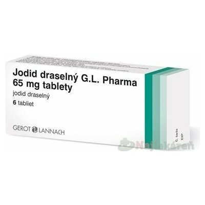 JODID DRASELNÝ G.L. PHARMA 65MG TBL NOB 6 – Hledejceny.cz