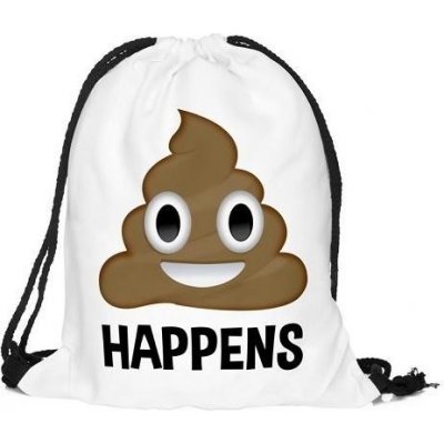 Woodrow Gymsack Vak na záda Emoji Poop – Hledejceny.cz