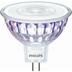 Philips LED žárovka GU5,3 MR16 7,5W 50W teplá bílá 3000K stmívatelná, reflektor 12V 36°