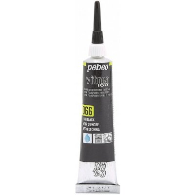 Pébéo Kontura na sklo Vitrea 160 20 ml 66 Ink Black – Zboží Dáma Pébéo Kontura na sklo Vitrea 160 20 ml 66 Ink Black – Zboží Dáma