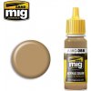 Modelářské nářadí AMMO by MIG Jimenez Khaki Brown 17ml / A.MIG-088 AMIG0088