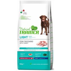 Natural Trainer Light in Fat Medium/Maxi Adult s krůtím masem 12 kg