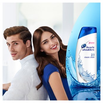 Head & Shoulders 2in1 Classic Clean šampon a balzám na vlasy proti lupům 225 ml