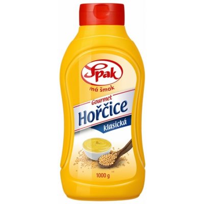 Spak Hořčice klasická XXL 1 kg – Zbozi.Blesk.cz