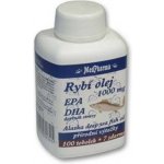 MedPharma Rybí olej 1000 mg + EPA + DHA 107 kapslí – Hledejceny.cz