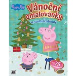 Vánoční omalovánky se samolepkami Peppa Pig