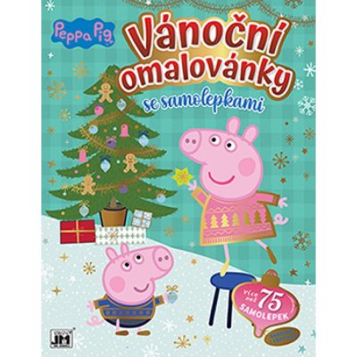 Vánoční omalovánky se samolepkami Peppa Pig – Zbozi.Blesk.cz