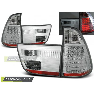 Tuning-Tec Zadní čirá LED světla BMW X5 E53 (1999 - 2006) - chromované – Hledejceny.cz