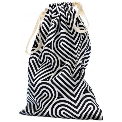 Blush The Collection Bomba Toy Bag, bavlněný vak na erotické pomůcky 31,1 x 19,1 cm – Zboží Dáma