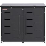 Scorpion elektro Přístřešek na 2 popelnice D05GG2 antracit – Zboží Dáma