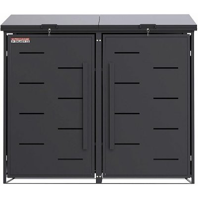 Scorpion elektro Přístřešek na 2 popelnice D05GG2 antracit – Zboží Dáma