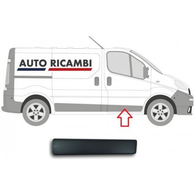 Ochranná lišta Renault Trafic od 2001 pravá, přední dveře 7685000QAC – Zbozi.Blesk.cz