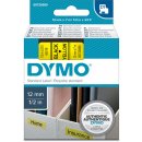 Etiketa Dymo 45018 černý tisk/žlutý podklad, 7m, 12mm