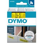 Dymo 45018 černý tisk/žlutý podklad, 7m, 12mm – HobbyKompas.cz