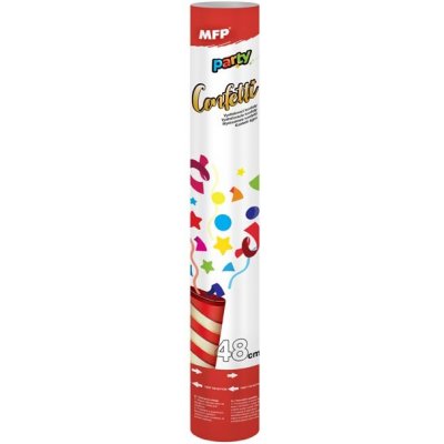MFP Paper s.r.o. konfety vystřelovací 48cm papír vzduch 1042013 – Zboží Mobilmania