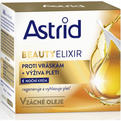 Astrid Beauty Elixir vyživující noční krém proti vráskám 50 ml – Sleviste.cz