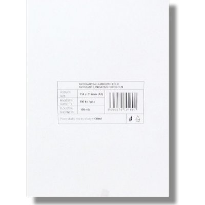 Laminovací fólie - kapsy A5, 100 mic (100 ks) – Zboží Dáma