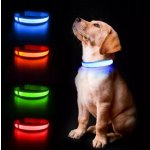 Popron.cz Barevný svítící LED obojek pro psy či kočky na baterie – Zboží Mobilmania