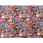 Prima-obchod Softshell s beránkem a potiskem, zvířátka, barva multikolor – Zboží Mobilmania