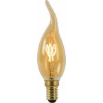 LUCIDE EDISON LED VINTAGE Candle Tip Gold C35 3W/E14/230V/2200K/165Lm/Dim – Zboží Živě