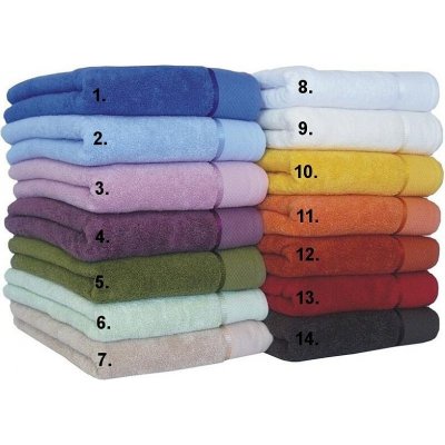 Sleep-well Osuška Star 70 x 140 cm oranžová – Zboží Dáma